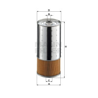 Фильтр масляный MANN-FILTER PF 1055/1 N
